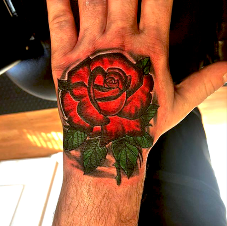 Howard Bell (PORTLAND) - Fun, Colorful Hand Rose